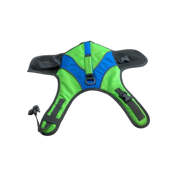 Dog Life Vest Safety Jacket XS Green & Blue - Picture 1 of 6